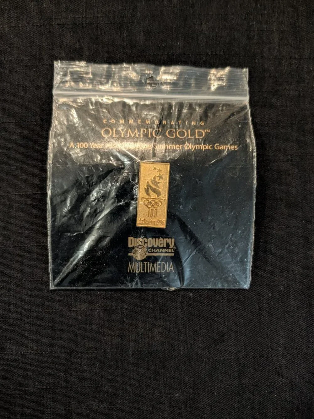 Olympic Pin 1996 Atlanta Olympic GOLD Color Pin 2